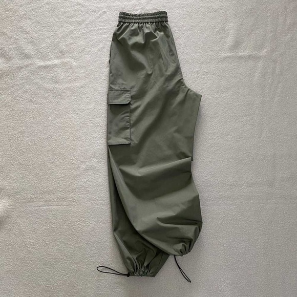 GU Cargo Ballon Parachute Pants Green Olive XL - Picture 7 of 8